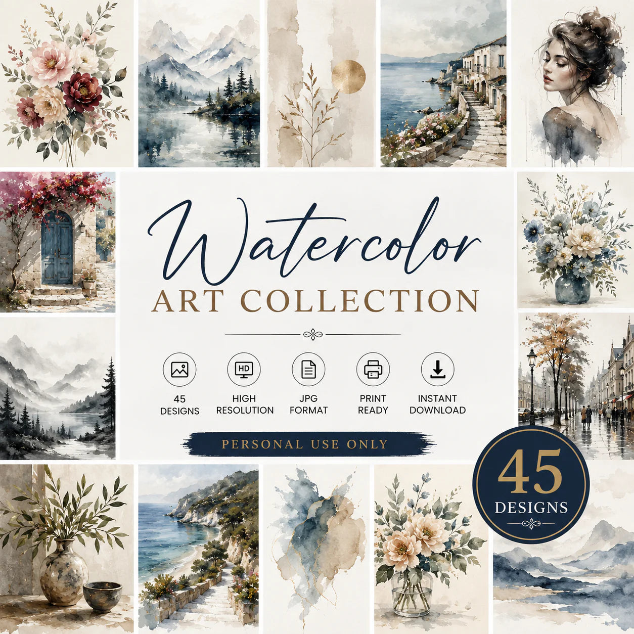 Watercolor Art Collection